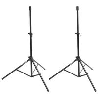 Samson - Speaker Stands (2-Pack) - Black - Large Front