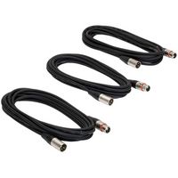 Samson - 18' Microphone Cable - Black - Large Front