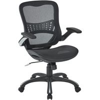 Office Star Products - Mesh Chair - Black - Large Front