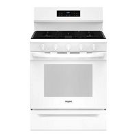 Whirlpool - 5.0 Cu. Ft. Freestanding Single Gas Range with Air Fry and Air Baking - White - Large Front