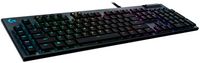 Logitech - G815 LIGHTSYNC Full-size Wired Mechanical GL Clicky Switch Gaming Keyboard with RGB Ba... - Large Front