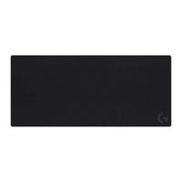 Logitech - G840 Cloth Gaming Mouse Pad with Rubber Base (Extra Large) - Black - Large Front