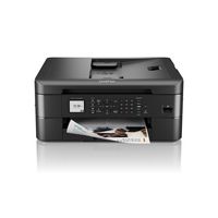Brother - MFC-J1010DW Wireless Color All-in-One Refresh Subscription Eligible Inkjet Printer - Black - Large Front