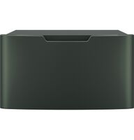 GE - 16” Laundry Pedestal with Storage Drawer for Select Washers and Dryers - Jade Green - Large Front