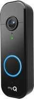 Chamberlain - myQ Video Doorbell | 2K Camera, Battery/Wired, Color Night Vision, Live View with 2... - Large Front