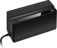 APC - Back-UPS Connect 450VA, 120V, 6 NEMA outlets (2 surge) - Black - Large Front