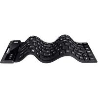 Adesso - SlimTouch AKB-212UB TKL Wired Membrane Keyboard - Black - Large Front