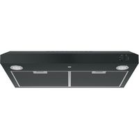 GE - 30 inches - Convertible - Under cabinet Range Hood - Black on Black - Large Front