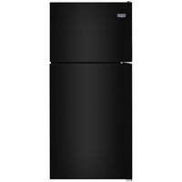 Maytag - 18.1 Cu. Ft. Top-Freezer Refrigerator - Black - Large Front