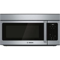 Bosch - 300 Series 1.6 Cu. Ft. Over-the-Range Microwave - Stainless Steel - Large Front