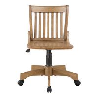 OSP Home Furnishings - Wood Bankers Home Office Wood Chair - Fruit Wood - Large Front