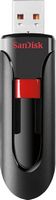 SanDisk - Cruzer Glide 128GB USB 2.0 Flash Drive - Black - Large Front