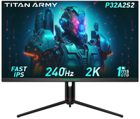Titan-army - P32A2S2 32” Gaming Monitor, IPS 1ms GTG 240Hz 2K QHD FreeSync 97% DCI-P3 with HDR400... - Large Front