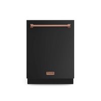 Gordon Ramsay by THOR Kitchen 24 Inch Dishwasher Black/Rose Gold - Large Front