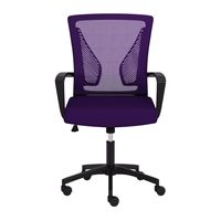 CorLiving - Workspace Mesh Back Office Chair - Purple - Large Front