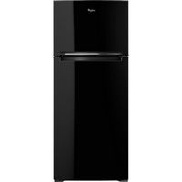 Whirlpool - 17.7 Cu. Ft. Top-Freezer Refrigerator - Black - Large Front