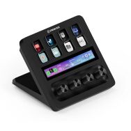 Elgato - Stream Deck + Studio Controller with customizable touch strip and dials - Black - Large Front