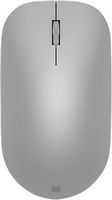 Microsoft - Surface Bluetooth Optical Ambidextrous Mouse - Wireless - Silver - Large Front