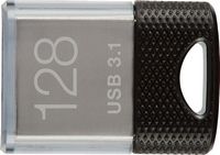 PNY - 128GB Elite-X Fit USB 3.1 Flash Drive - 200MB/s - Black - Large Front