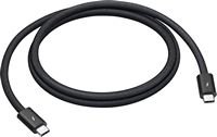 Apple - Thunderbolt 4 Pro Cable (1 m) - Black - Large Front