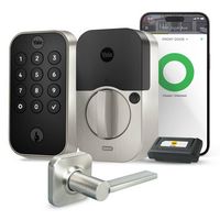Yale - Assure Lock 2 - Smart Lock Wi-Fi Deadbolt with Push Button Keypad | Key Access - Valdosta ... - Large Front