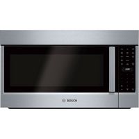 Bosch - Benchmark Series 1.8 Cu. Ft. Convection Over-the-Range Microwave with Sensor Cooking - St... - Large Front