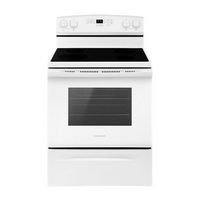 Amana - Self-Cleaning Freestanding Electric Range - White - Large Front