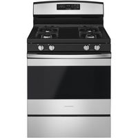 Amana - 5.0 Cu. Ft. Self-Cleaning Freestanding Gas Range - Stainless steel - Large Front