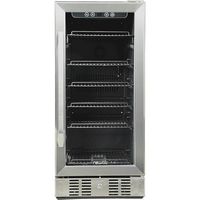 NewAir - 96-Can Built-In Beverage Cooler with Precision Temperature Controls and Adjustable Shelv... - Large Front