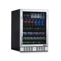 NewAir - 177-Can Built-In Beverage Cooler with Precision Temperature Controls and Adjustable Shel... - Large Front
