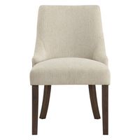 OSP Home Furnishings - Leona Dining Chair 2-PK - Linen - Large Front