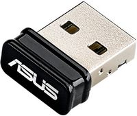 ASUS - Dual-Band AC1200 USB Network Adapter - Black - Large Front