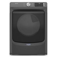 Maytag - 7.3 Cu. Ft. Stackable Electric Dryer with Extra Power Button - Volcano Black - Large Front