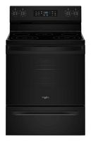 Whirlpool - 5.3 Cu. Ft. Freestanding Electric Range with Air Cooking Technology and Steam Clean -... - Large Front