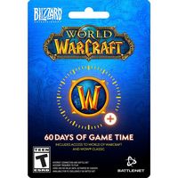 Blizzard Entertainment - World of Warcraft 60 Days Subscription Card - Large Front
