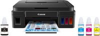 Canon - PIXMA G3200 Wireless MegaTank All-In-One Inkjet Printer - Black - Large Front