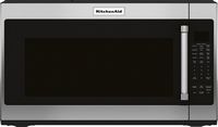 KitchenAid - 2.0 Cu. Ft. Over-the-Range Microwave with Sensor Cooking - Stainless Steel - Large Front