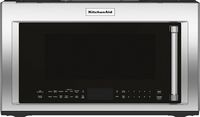 KitchenAid - 1.9 Cu. Ft. Convection Over-the-Range Microwave with Sensor Cooking - Stainless Steel - Large Front