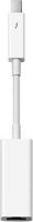 Apple - Thunderbolt-to-Gigabit Ethernet Adapter - White - Large Front