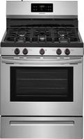 Frigidaire - Self-Cleaning Freestanding Gas Range - Stainless Steel - Large Front