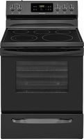 Frigidaire - Self-Cleaning Freestanding Electric Range - Black - Large Front