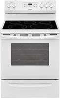 Frigidaire - 5.3 Cu. Ft. Self-Cleaning Freestanding Electric Range - White - Large Front