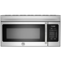Bertazzoni - Professional Series 1.6 Cu. Ft. Over-the-Range Microwave with Sensor Cooking - Stain... - Large Front
