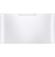 GE - 16” Laundry Pedestal with Storage Drawer for Select Washers and Dryers - White - Large Front