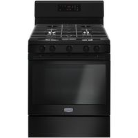 Maytag - 5.0 Cu. Ft. Self-Cleaning Freestanding Gas Range - Black - Large Front