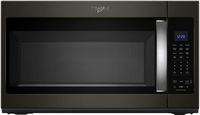 Whirlpool - 1.9 Cu. Ft. Over-the-Range Microwave with Sensor Cooking - Black Stainless Steel - Large Front