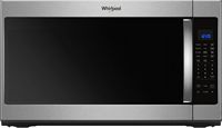 Whirlpool - 2.1 Cu. Ft. Over-the-Range Microwave with Sensor Cooking - Stainless Steel - Large Front