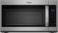 Whirlpool - 1.9 Cu. Ft. Over-the-Range Microwave with Sensor Cooking - Stainless Steel - Large Front