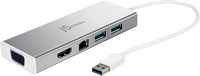 j5create - USB 3.0 Mini Dock - Silver - Large Front