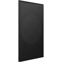 KEF - Cloth Grille for Q350 Bookshelf Speaker (Each) - Black - Large Front